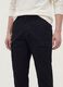 Pantaloni cargo neri in cotone elasticizzato slim fit_2
