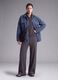 Blue sherpa shacket with buttons, relaxed fit &ndash; ALTAVIA STUDIO_0