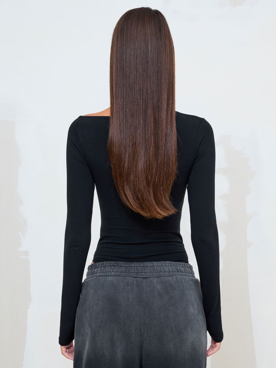 Black Asymmetrical Bodysuit_3