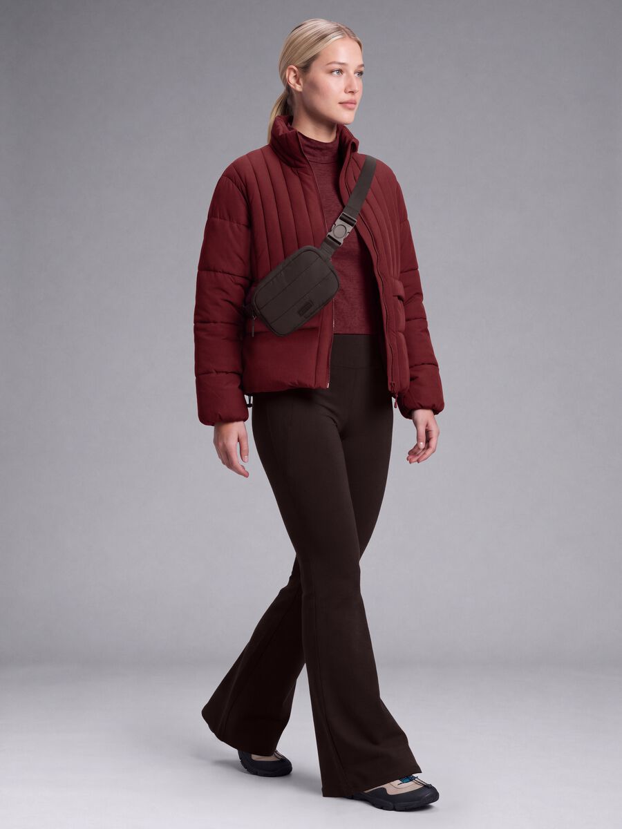 Brown flared stretch trousers ALTAVIA STUDIO_1