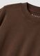 Brown crew-neck pure cotton T-shirt in a boxy fit_5