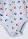 Bipack body multicolor in puro cotone organico girocollo con stampa Batman_2