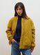 Yellow quilted zip-up bomber jacket, regular fit_2