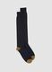 جوارب طويلة زرقاء من قطن مطاطي_0