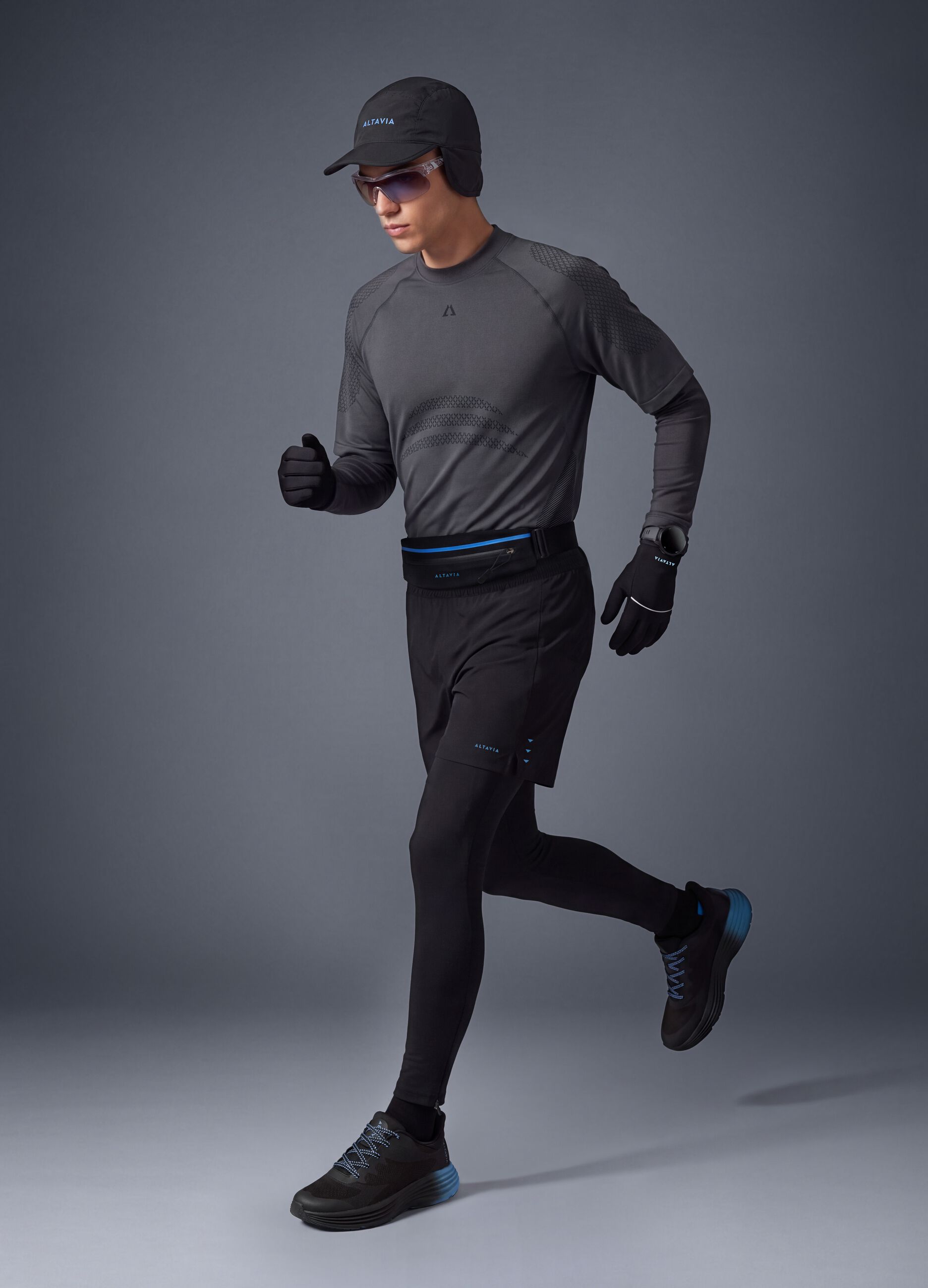 بنطال ضيق Base Layer للجري Easy Dry من ALTAVIA