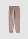 Brown star-print stretch pyjama trousers_6