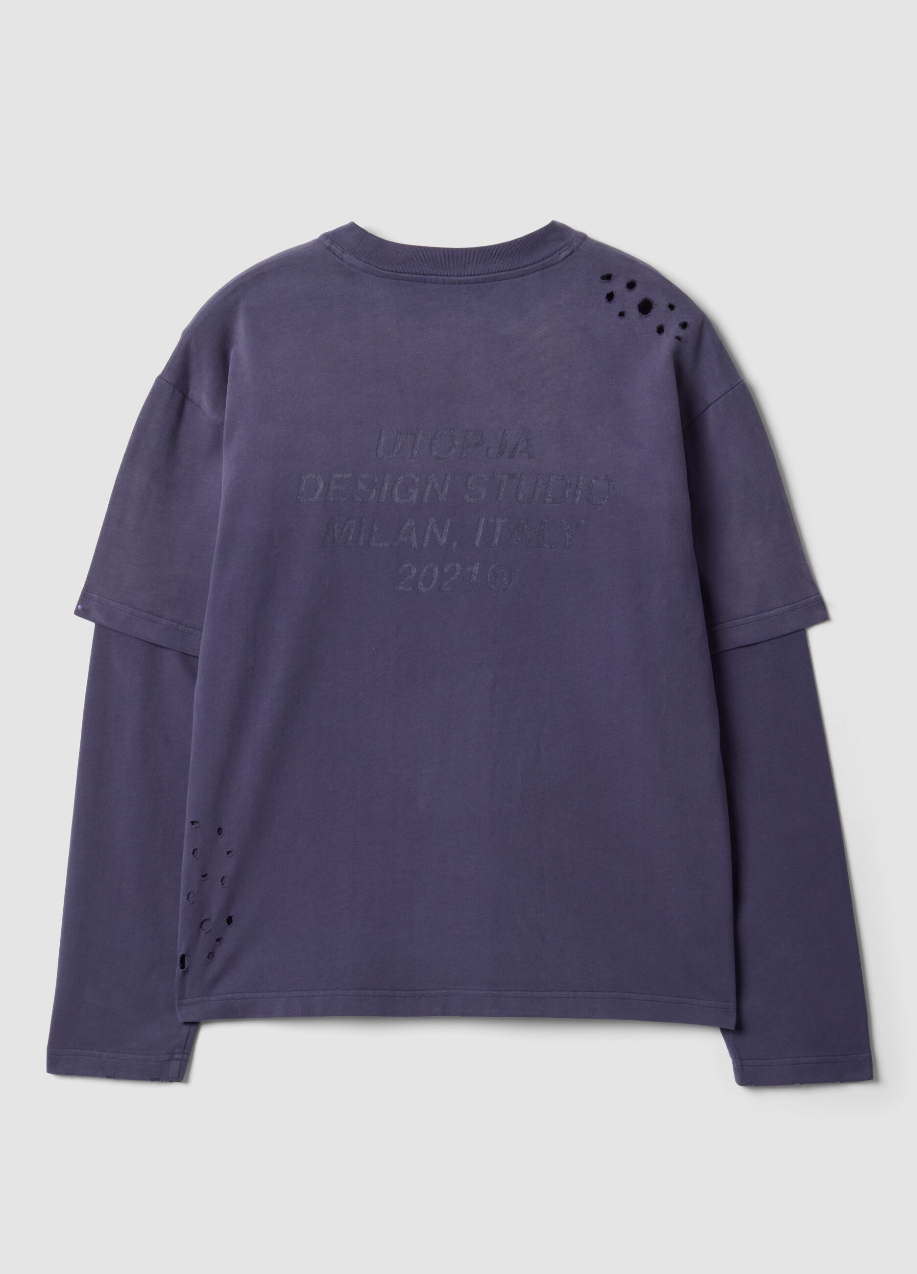 Double Longsleeve Sunfaded Twilight