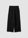 Black regular-fit stretch viscose jersey trousers_6