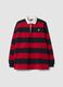 Multicoloured striped rugby polo_0
