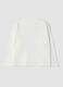 T-shirt bianca in puro cotone con girocollo stampa Mario Kart_1