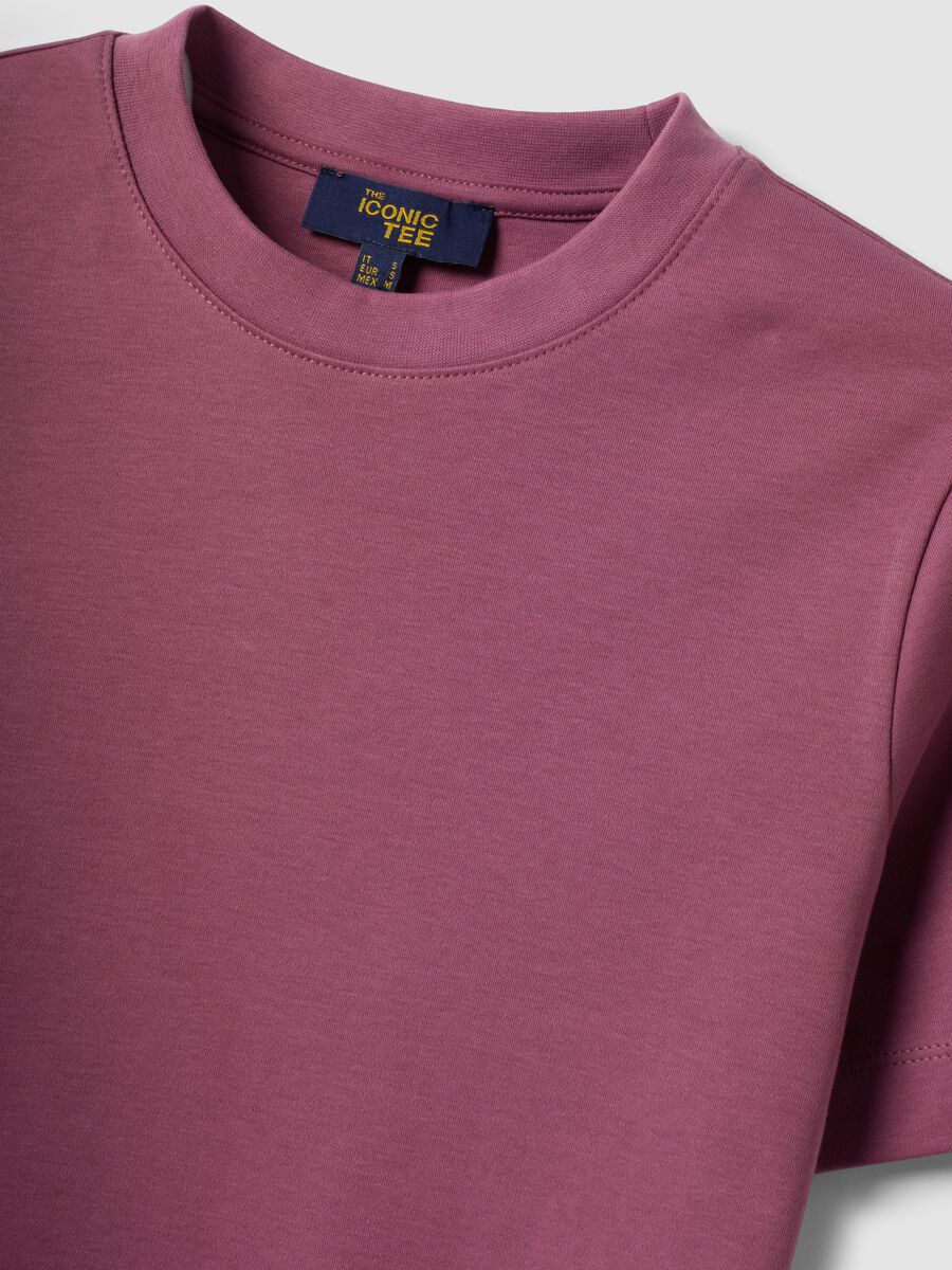 The Iconic Tee relaxed-fit pink pure cotton short-sleeve T-shirt_6