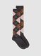 Calze lunghe grigie in cotone organico elasticizzato_0