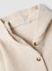 Beige regular-fit coat with hood and buttons_1