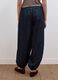 Blue pure cotton balloon-fit denim jeans_2