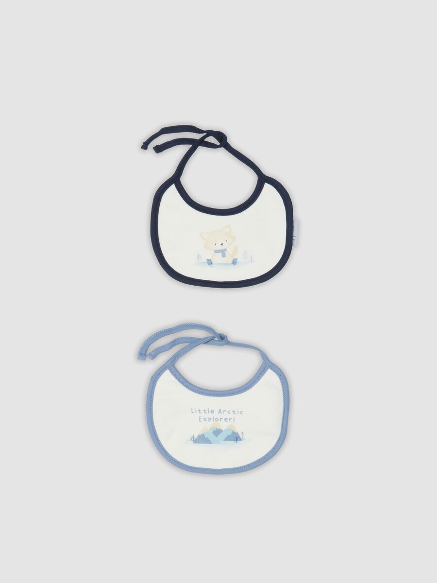 2-pack organic cotton bibs in white, light blue and navy_0