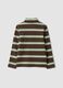 Light brown organic cotton polo-neck T-shirt_1