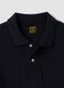 Blue long-sleeve organic cotton piqu&eacute; polo shirt, regular fit_5