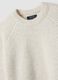 Beige ribbed wool-blend crew-neck jumper_1