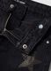 Blue wide-leg pure cotton jeans with star details_8