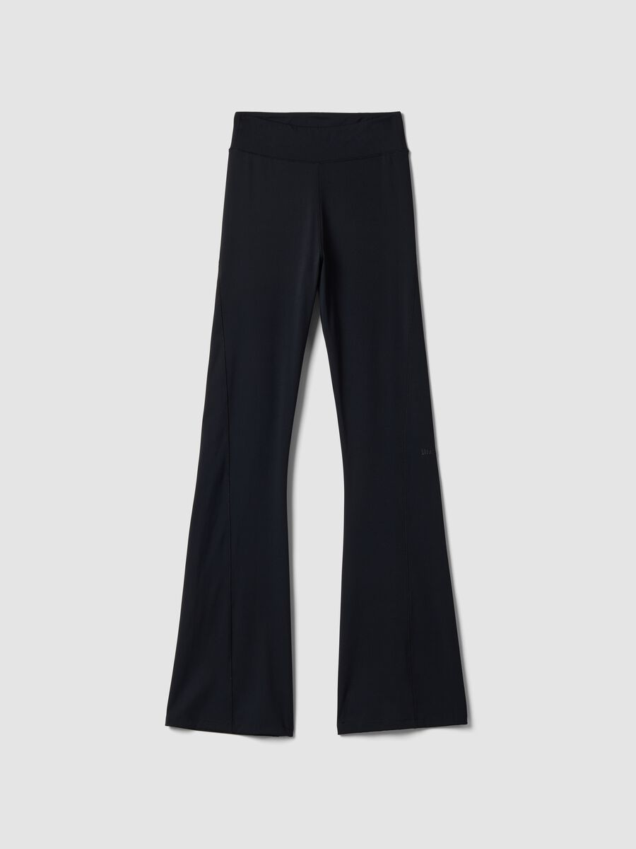 Black Yoga Flare Pants_0