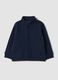 Blue organic cotton crew-neck sweatshirt_0