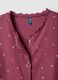 Purple organic cotton nightdress with crew neck_5