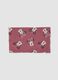 Pink Minnie print stretchy organic cotton scarf for girls_0