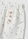 Blue and white pure organic cotton sweatshirt and trousers set_2
