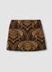 Short brown paisley skirt_4