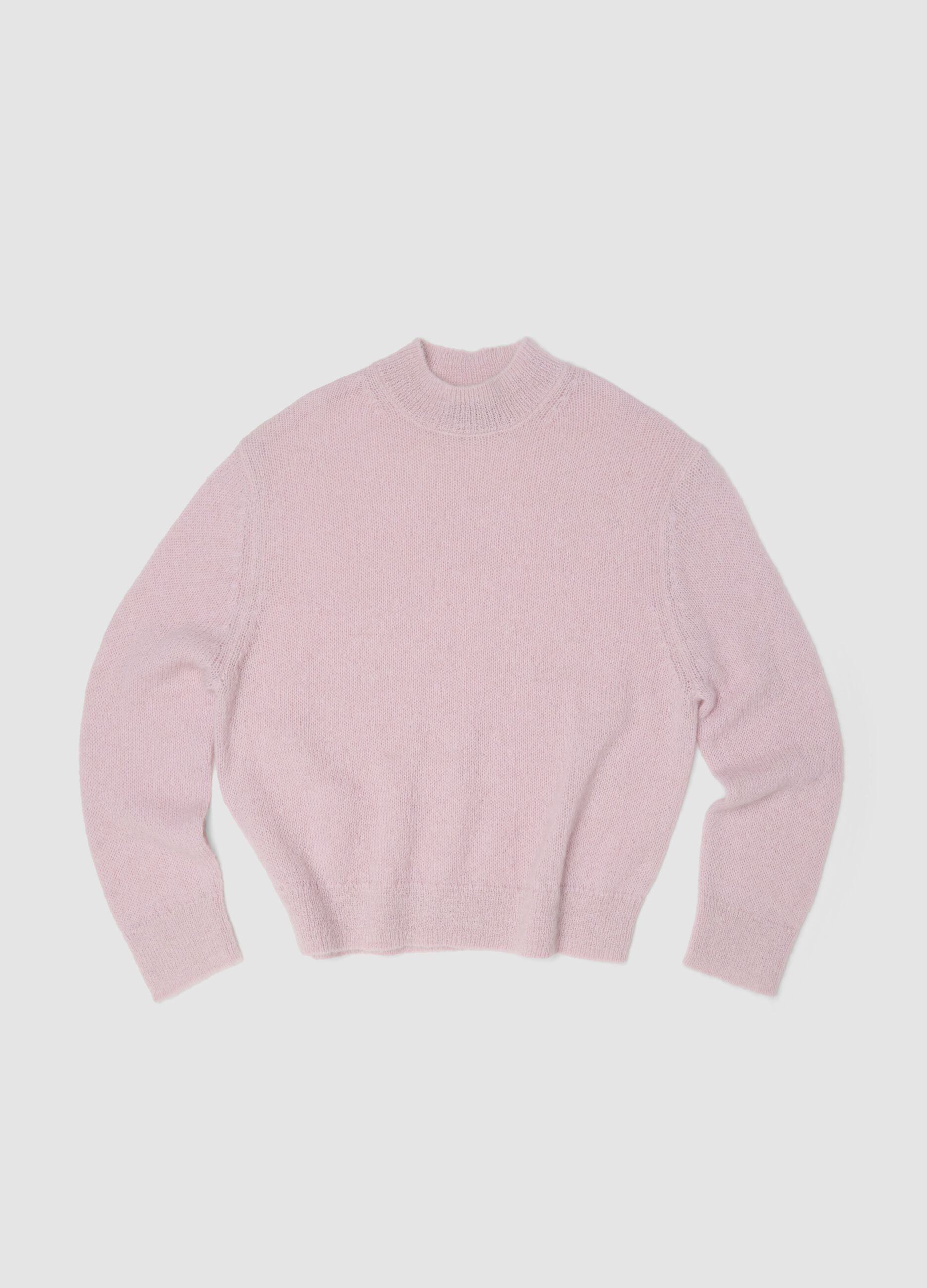 Mohair Crew Neck Light Pink