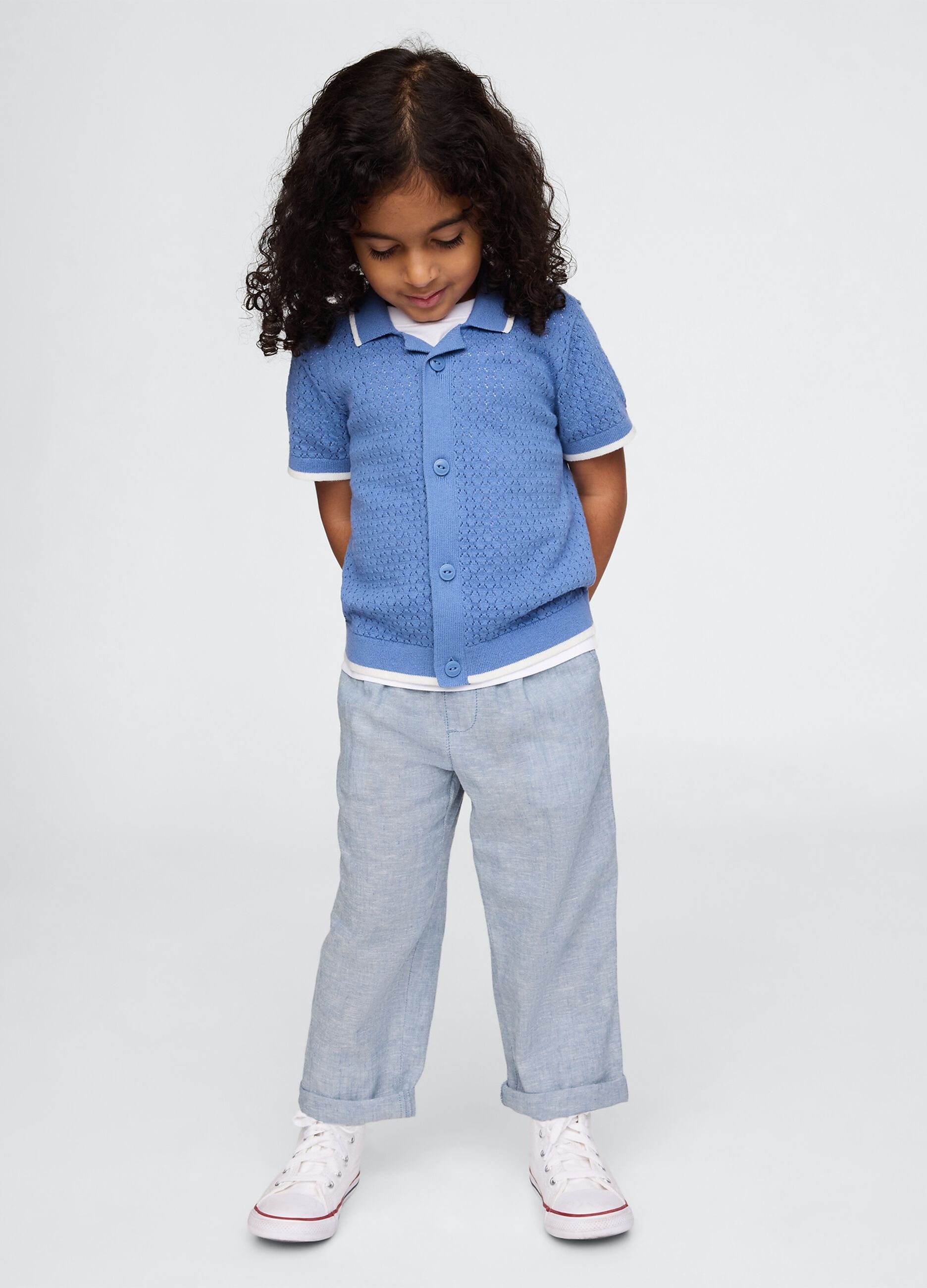 Children's Linen and Cotton Trousers