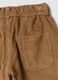Beige pure cotton corduroy trousers with Winnie the Pooh embroidery, comfort fit_3