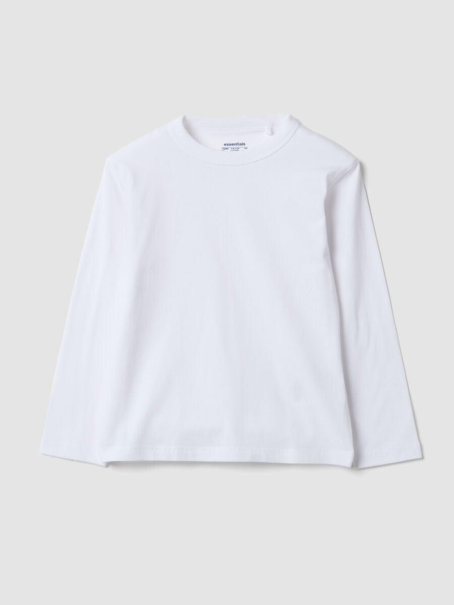 White long-sleeve organic cotton T-shirt_0