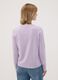 Cardigan viola girocollo regular fit con bottoni_3