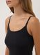 Bipack canotte nere in cotone elasticizzato con girocollo_2