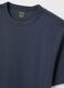 Blue pure cotton T-shirt with regular fit_5