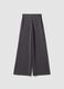 Grey wide-leg stretch modal trousers ALTAVIA STUDIO_7