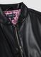 Giubbotto nero con zip regular fit per bambina_7