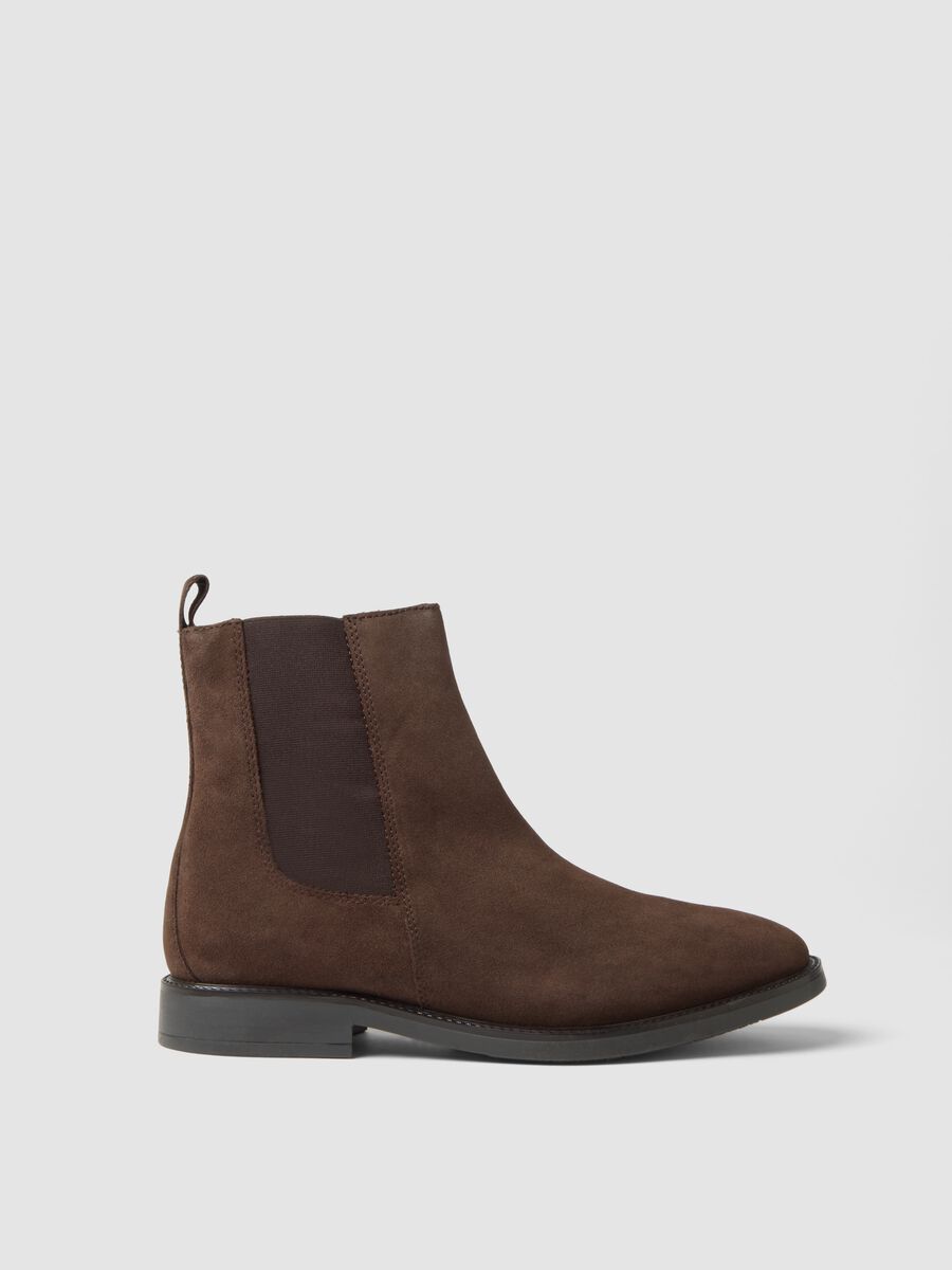 Brown leather Chelsea boots_0