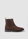 Chelsea boots marroni in vera pelle_0