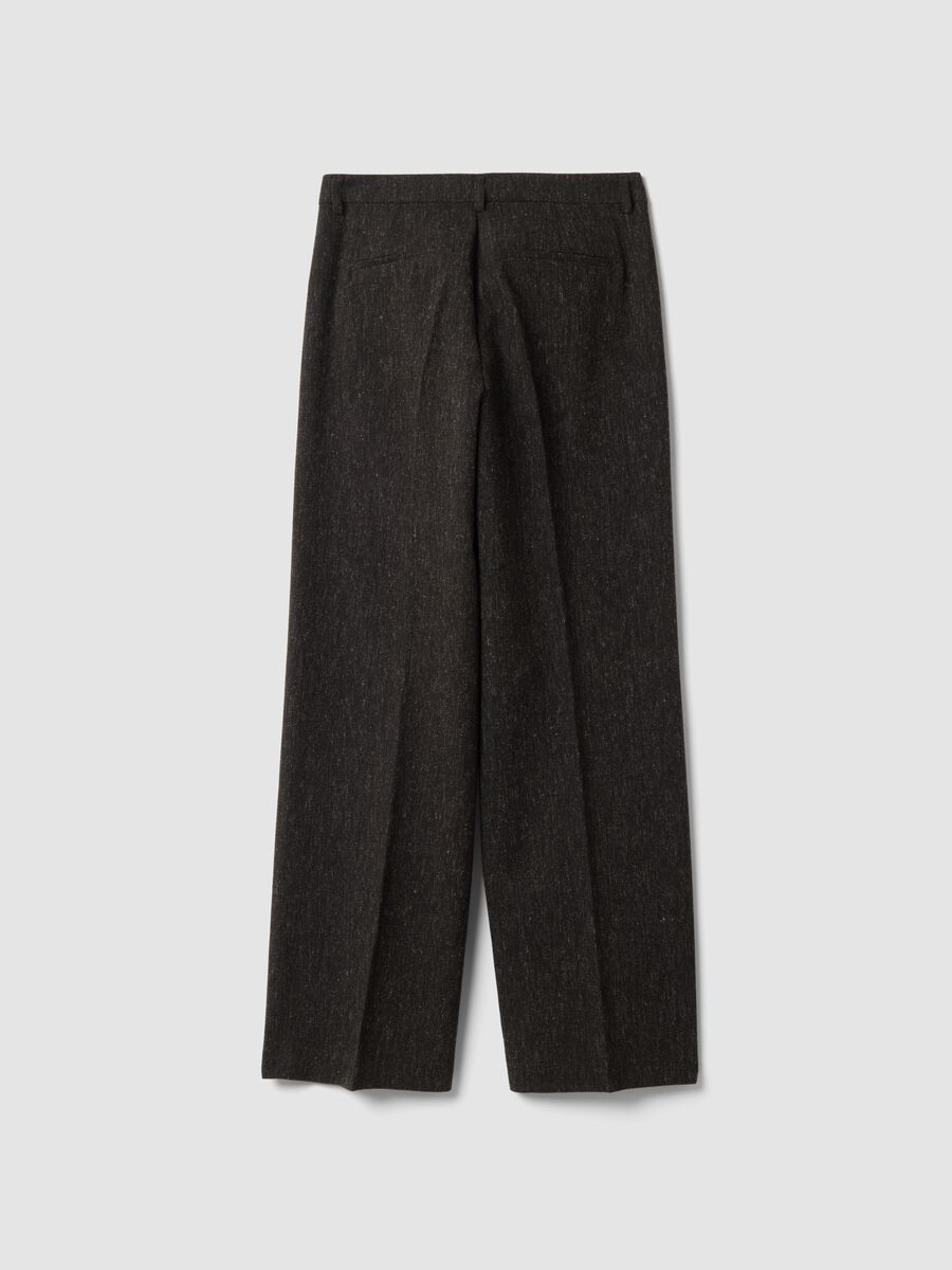 Brown wool and viscose-blend straight-leg trousers_6