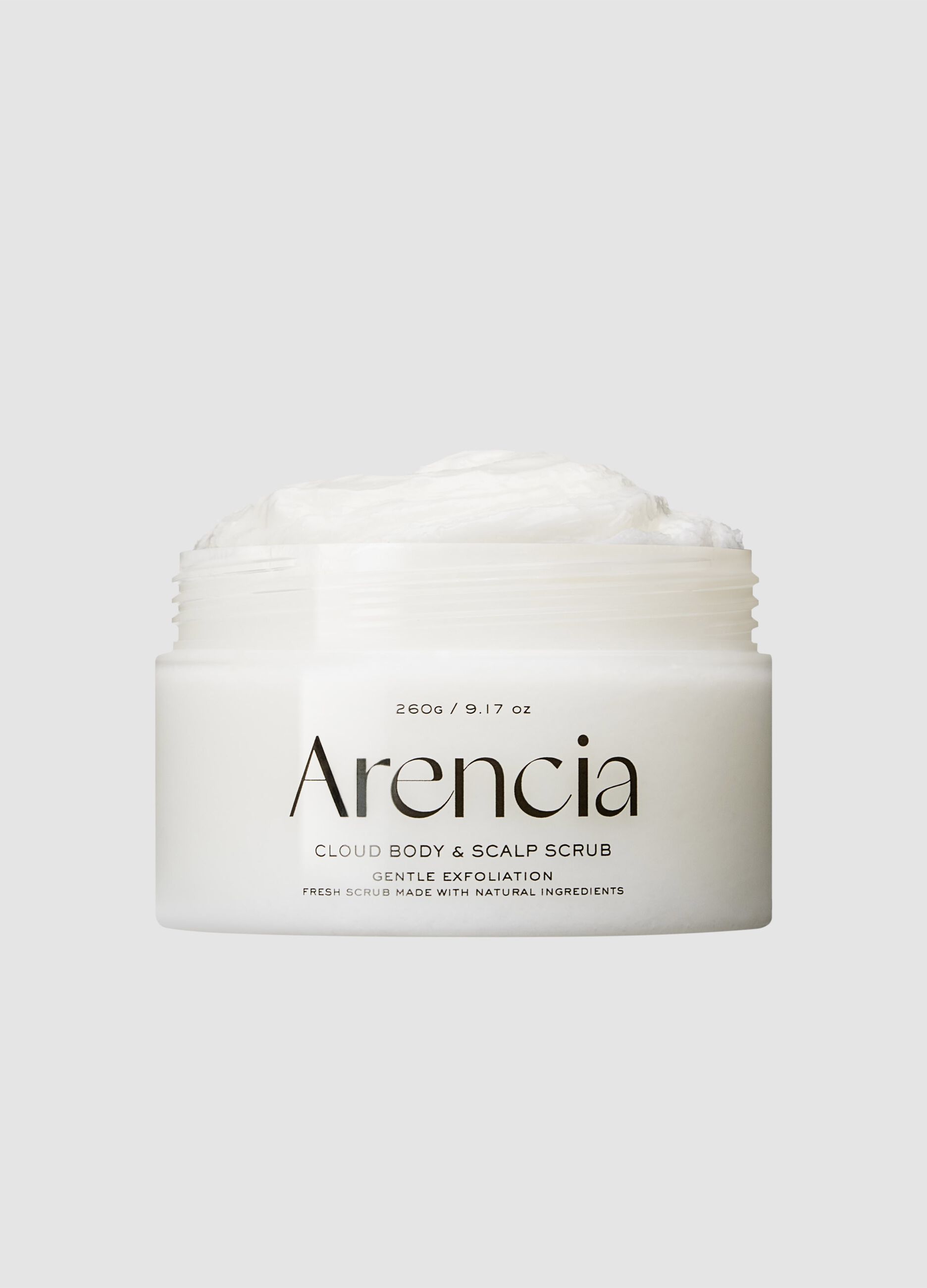 Refined white tea and neroli scrub for silky skin