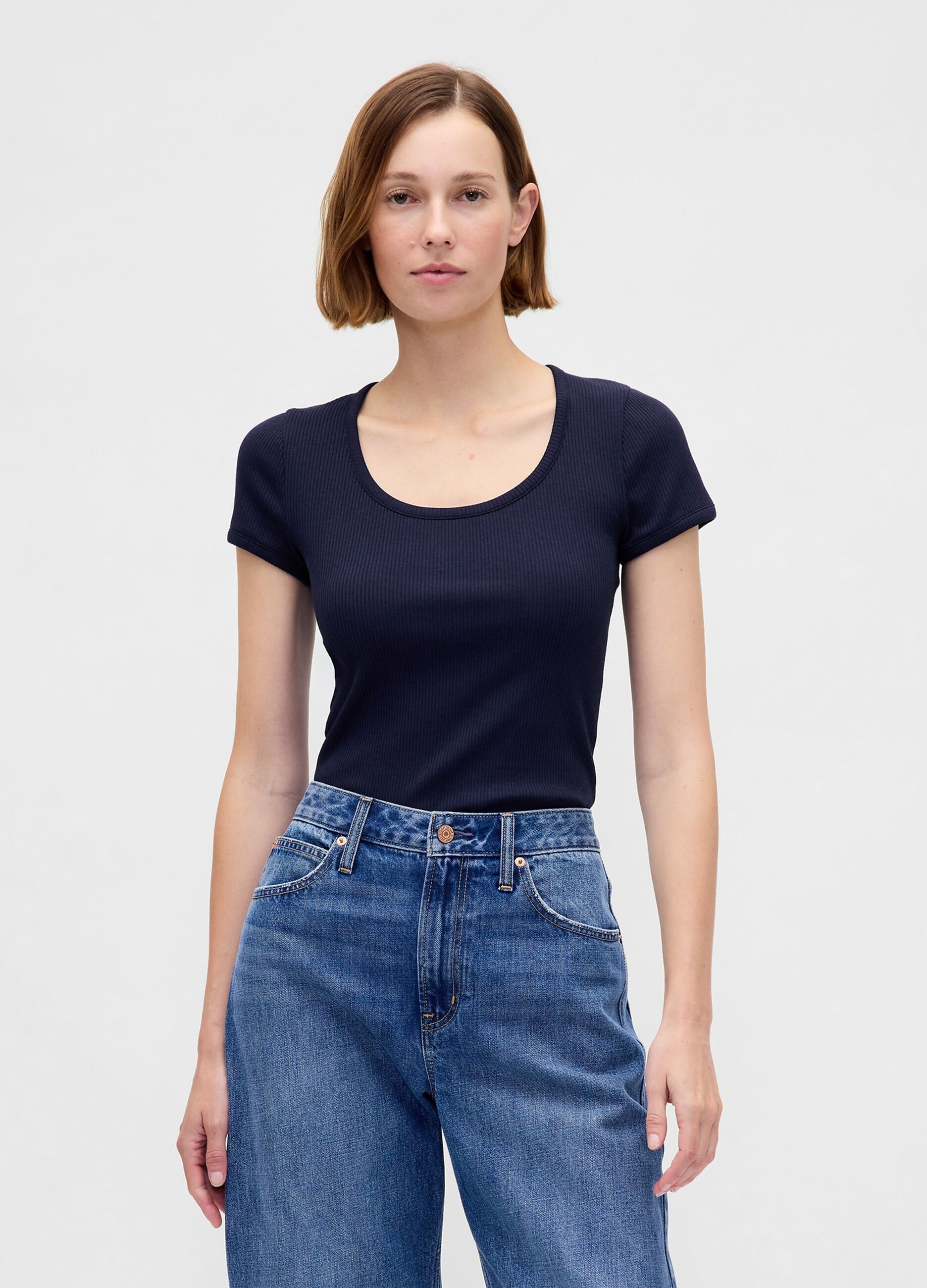 Blue Short-Sleeve T-shirt