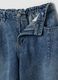 Pure cotton denim balloon-fit jeans for girls_2