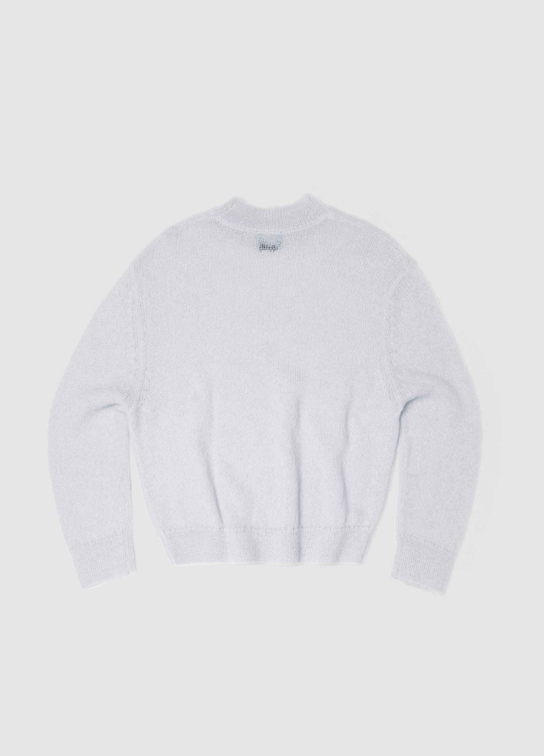 Mohair Crew Neck in Light Beige