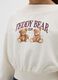 Beige cotton relaxed fit girls' sweatshirt_2