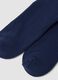 Blue stretch-cotton sports socks with embroidered logo_2