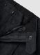 Charcoal grey slim-fit formal stretch cotton trousers_1