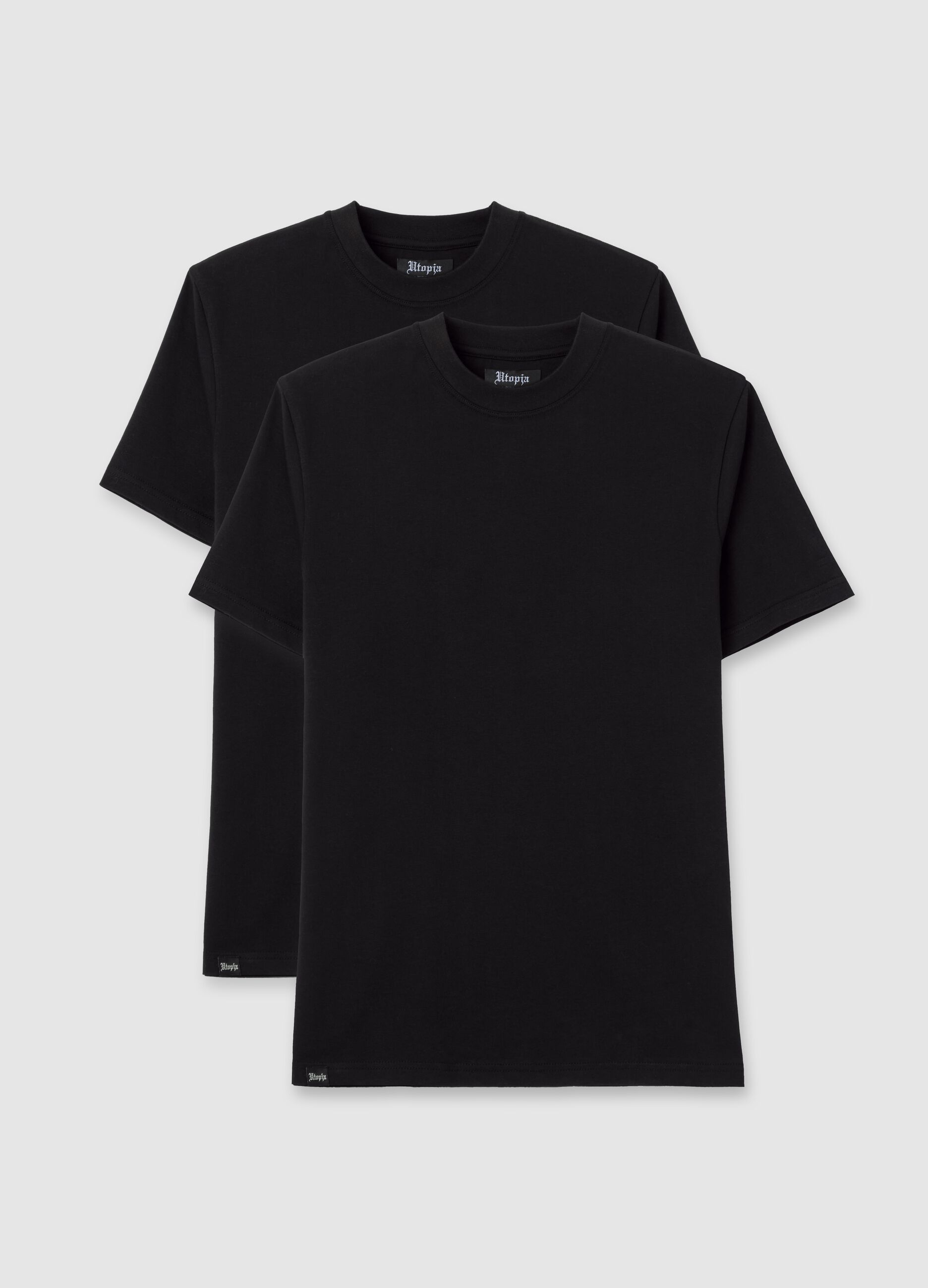 Everyday T-shirt Black Twin Pack