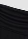 Black viscose-blend top with shawl collar, regular fit_1